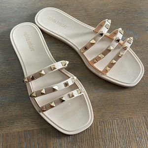 Olivia Miller sandals bling bling size 9 like new